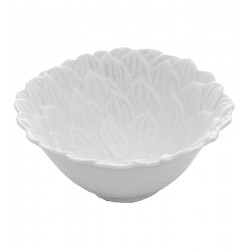 Bowl 400ml 15cm De Diâmetro Por 6,3cm De Altura Porcelana Daisy Branco 